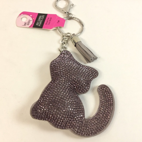 NWT, Bling Cat Keychain/Purse Adornment - Picture 4 of 8